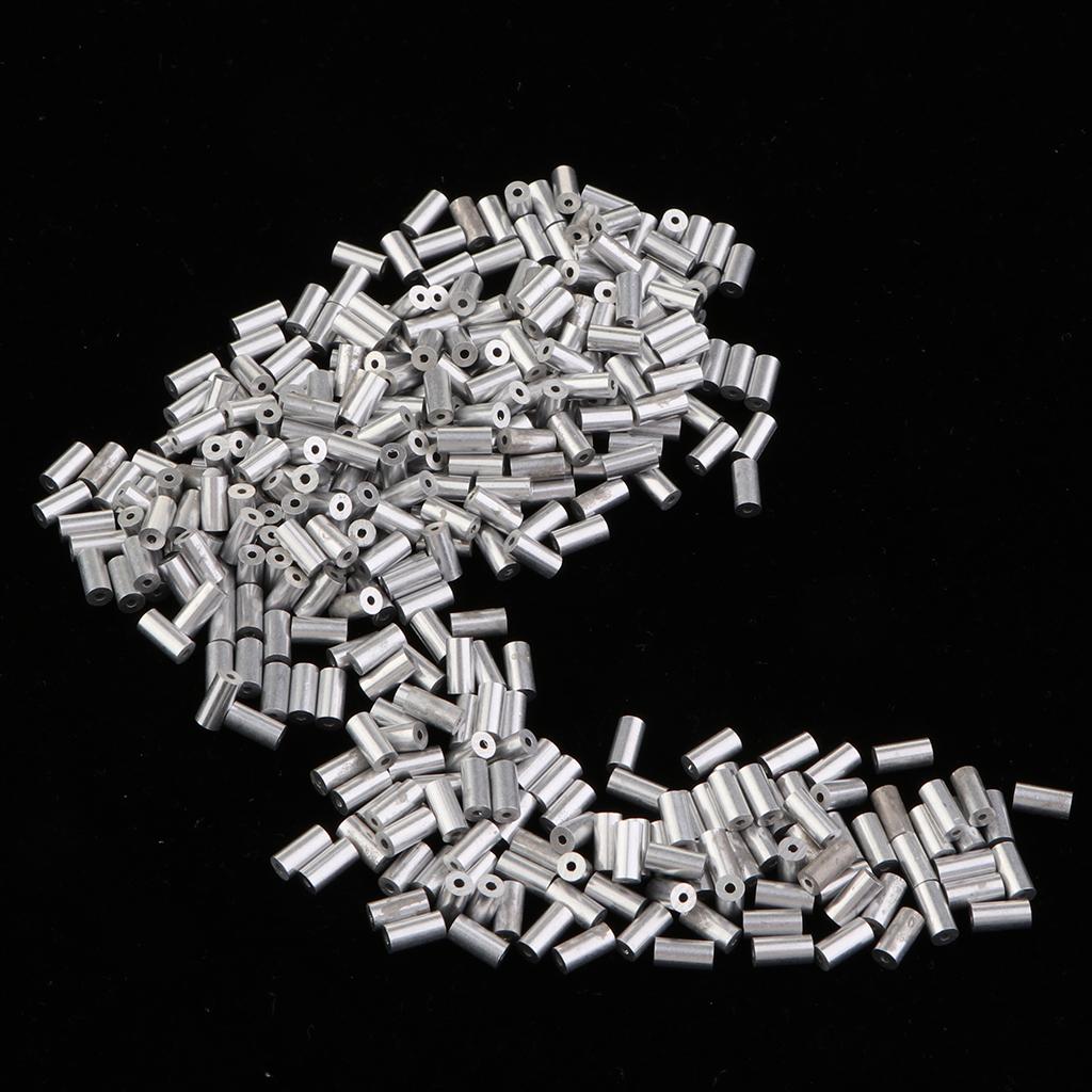 Monofilament Line - Manchons de sertissage fins en aluminium