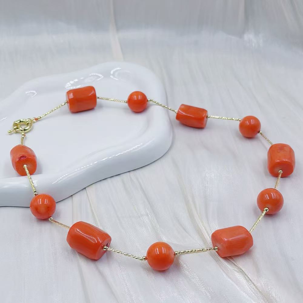 Collier court vintage pour fem - Freshwater Line avis et prix